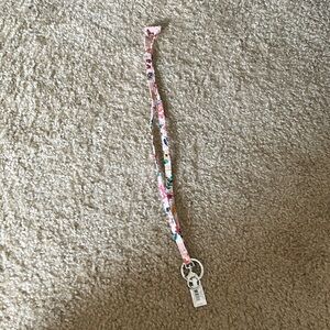 Vera Bradley key lanyard